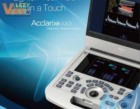 Edan AX3 Veterinary Portable color ultrasound with convex linear