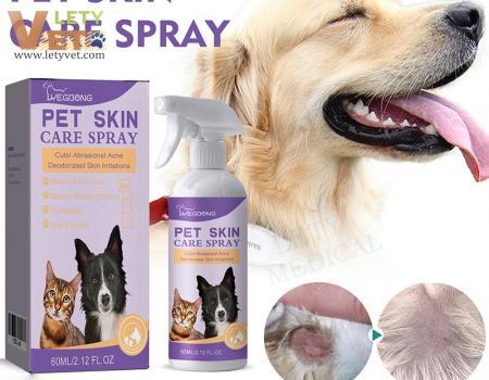  Pet Skin Spray Relieves Itchy Dogs and Cats Mite Relief Cleaning Care