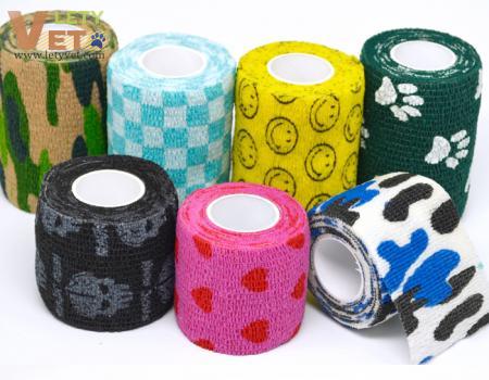 Pet use Veterinary clinic bandage animal wrap  FLEXIBLE COHESIVE BANDAGE