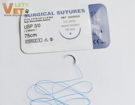 Sterile Disposable Non-Absorbable Nylon Monofilament Vicryl Surgical Suture