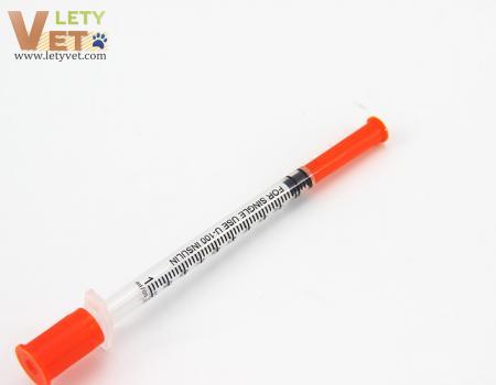 Vet use Disposable insulin syringe