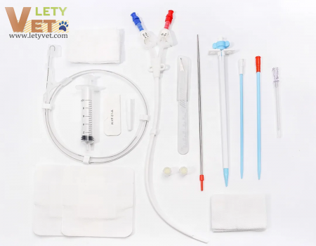 Veterinary hospital animal use Haemodialysis catheter