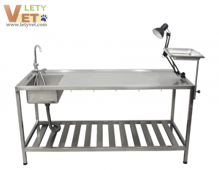 Veterinary surgical animal anatomy dissection table